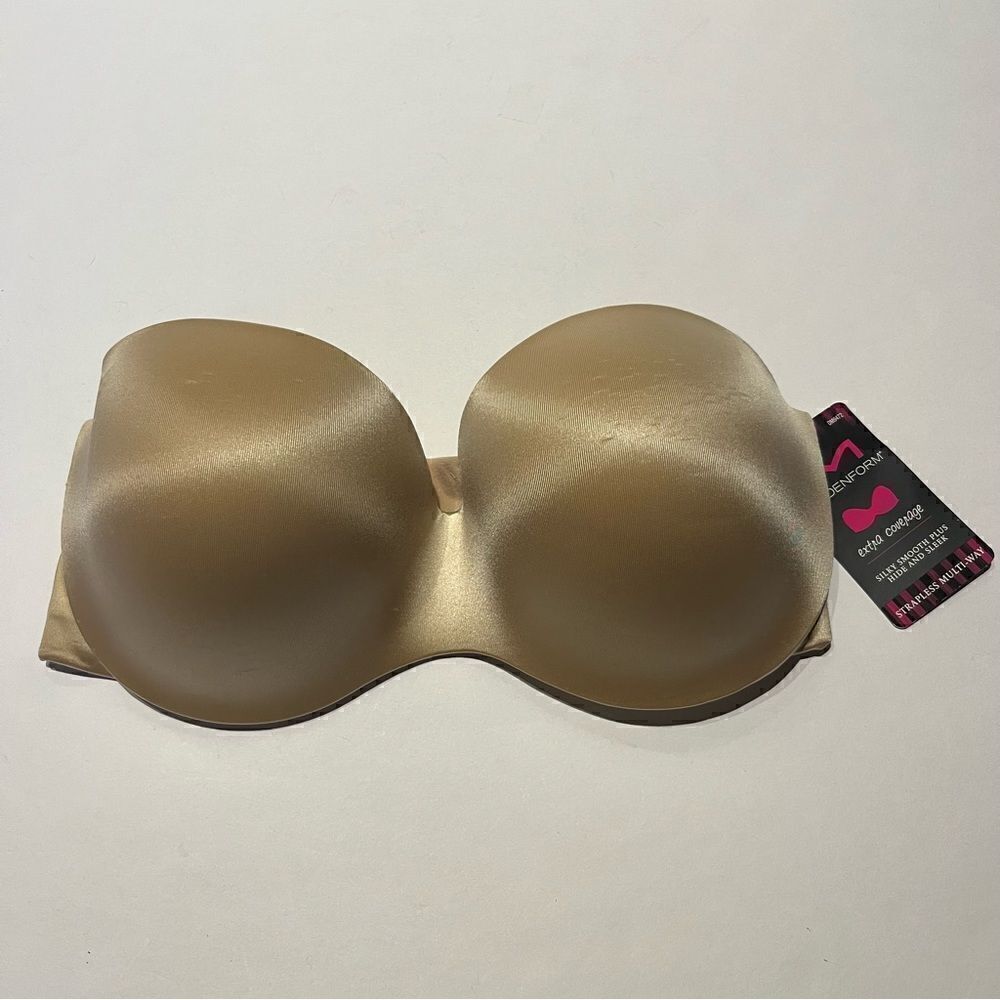 Maidenform Bra Beige Strapless Multiway Size 36C